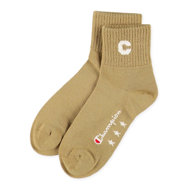 Champion）3足組スクールアンクルソックス（カラーロゴ）