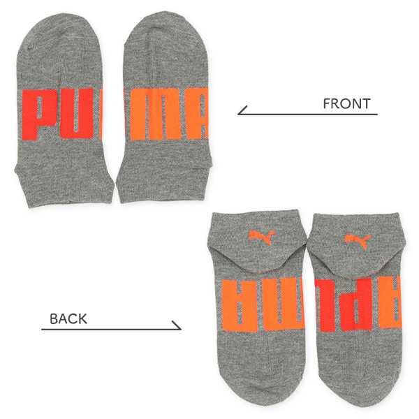 PUMA）3足組スクールローカットソックス（足底ロゴ）