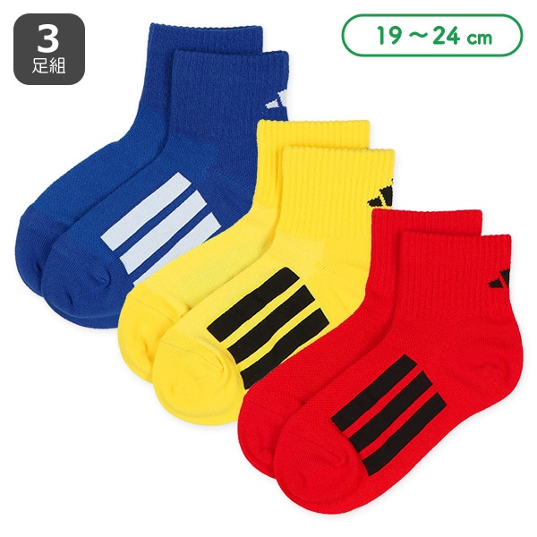 adidas)3足組キッズローカットソックス(スポーツライン adidas)3足組キッズローカットソックス(スポーツライン