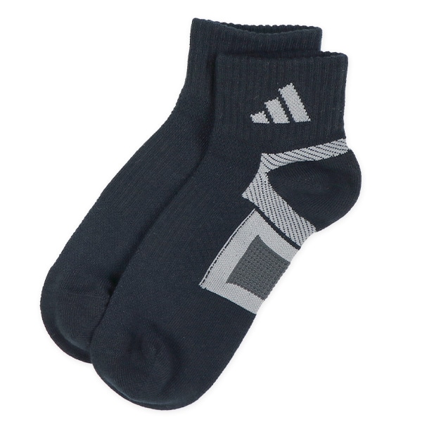 adidas）3足組スクールショート丈ソックス（スポーツ・切り替え）