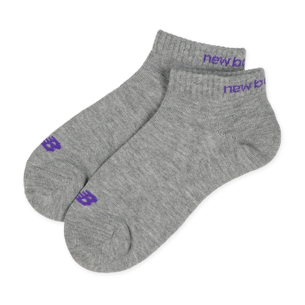 NewBalance）3足組スクールローカットソックス（フロントロゴ）