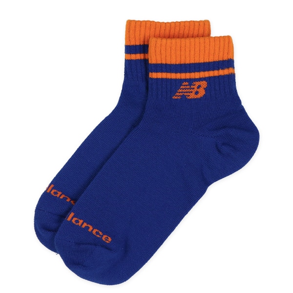NewBalance）3足組スクールショート丈ソックス（ラインロゴ）
