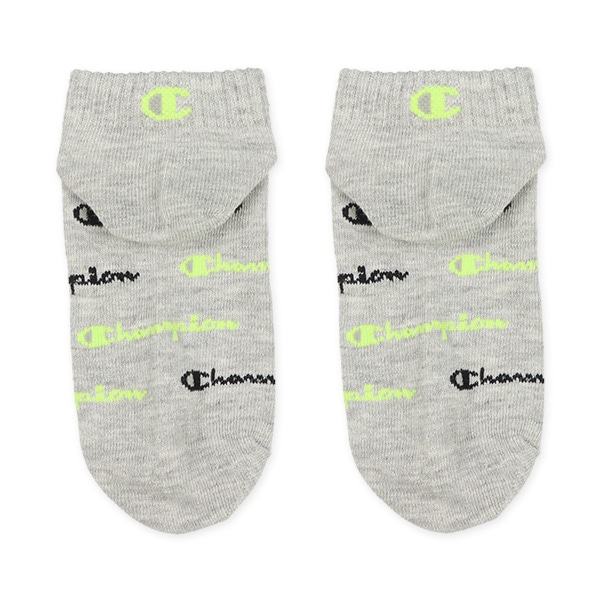 Champion）3足組スクールローカットソックス（総柄）