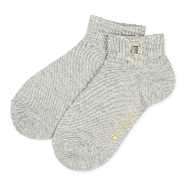 Champion）3足組スクールローカットソックス（金刺繍）