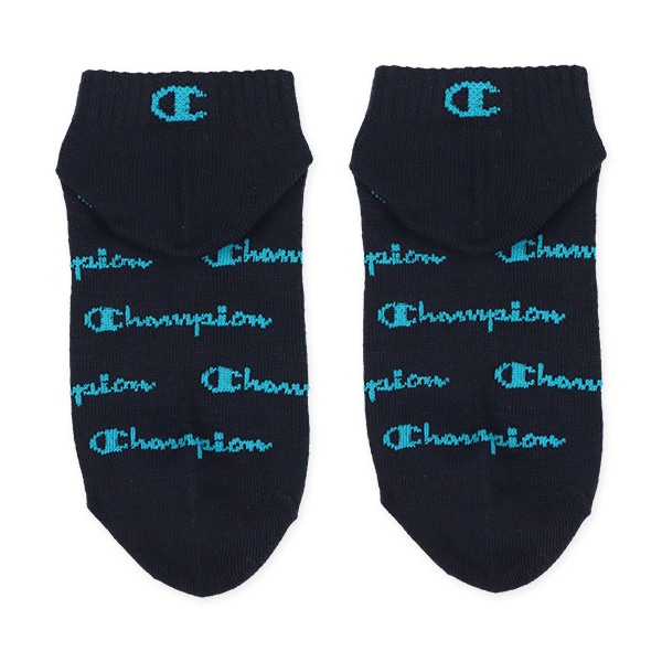 Champion）3足組スクールローカットソックス（カラー総柄）