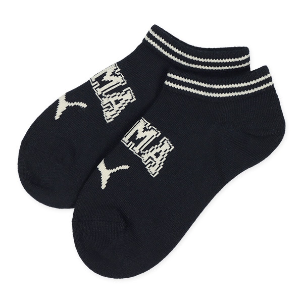 PUMA）3足組スクールローカットソックス（ライン）