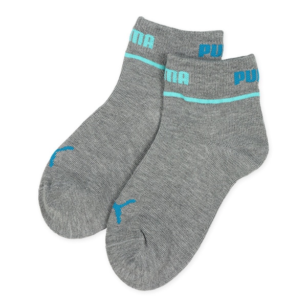 PUMA）3足組スクールショート丈ソックス（ロゴ）
