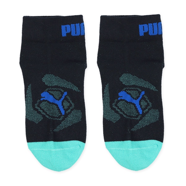 PUMA）3足組スクールショート丈ソックス（フロントロゴ）