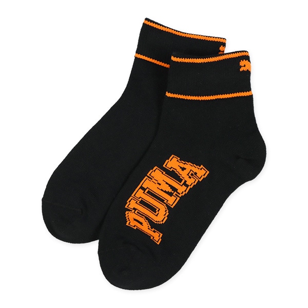 PUMA）3足組スクールショート丈ソックス（ロゴライン）