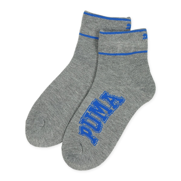 PUMA）3足組スクールショート丈ソックス（ロゴライン）