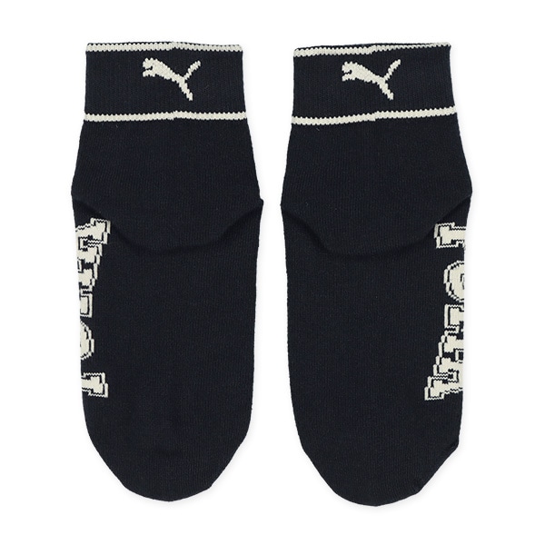 PUMA）3足組スクールショート丈ソックス（ロゴライン）