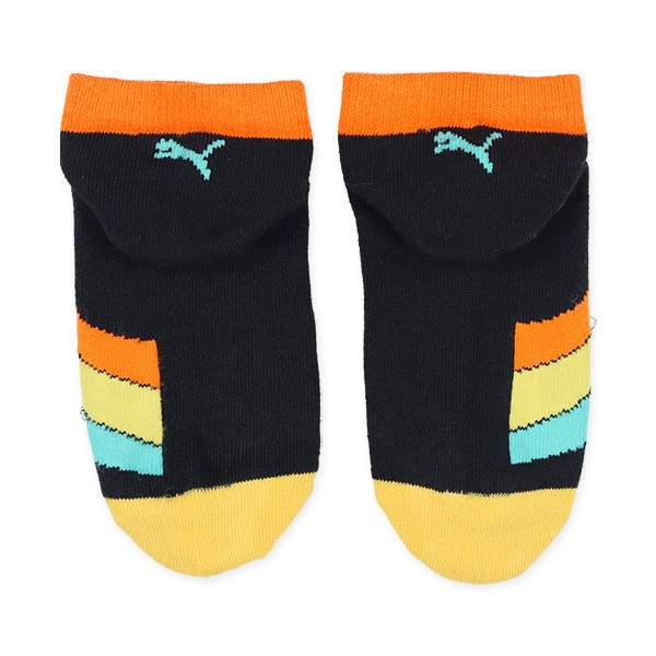 PUMA）3足組スクールローカットソックス（カラフルロゴ）