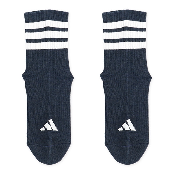 adidas）3足組スクールクルーソックス（ライン）
