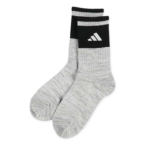 adidas）3足組スクールクルーソックス（ロゴ）