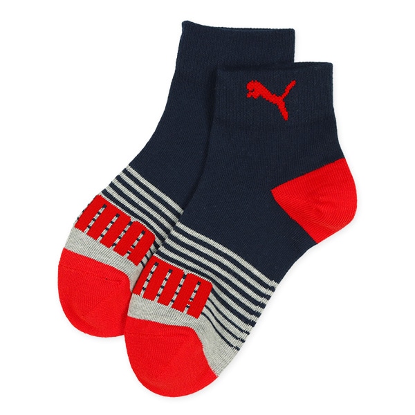 PUMA）3足組スクールローカットソックス（切り替え）