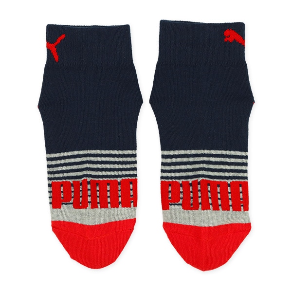 PUMA）3足組スクールローカットソックス（切り替え）