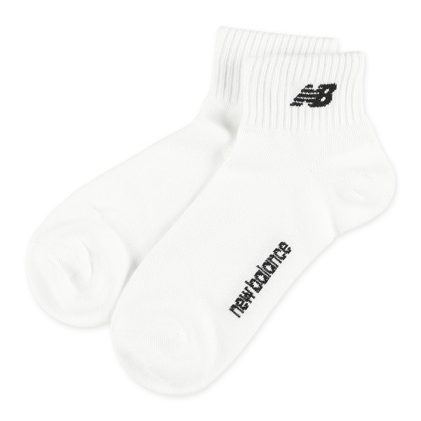 NewBalance）3足組スクールローカットソックス（ホワイト）