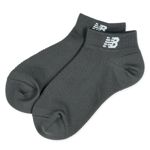NewBalance）3足組スクールローカットソックス（ロゴメッシュ）