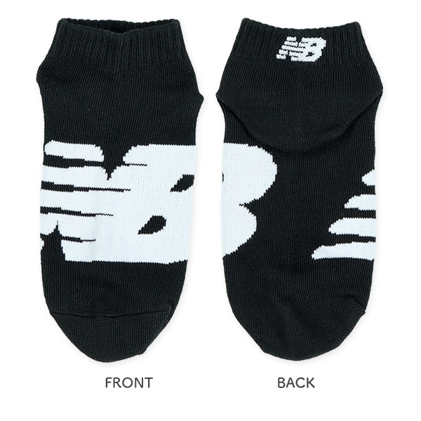 NewBalance）3足組スクールローカットソックス（ビッグロゴ）