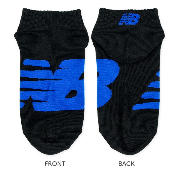 NewBalance）3足組スクールローカットソックス（ビッグロゴ）