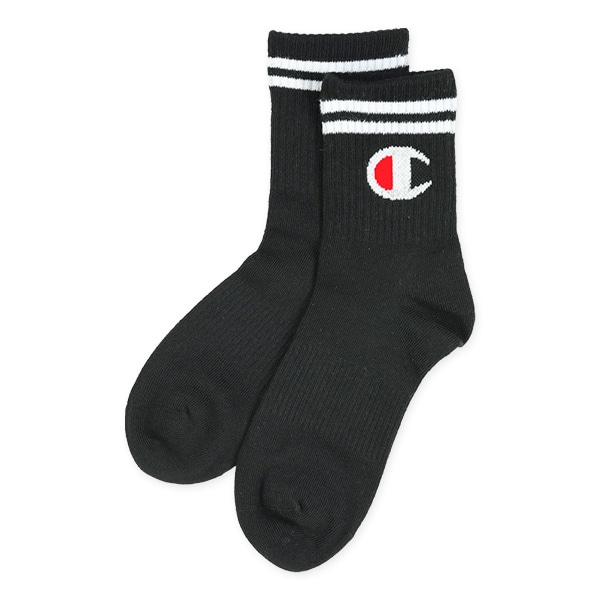Champion）3足組スクールクルーソックス（2ライン）