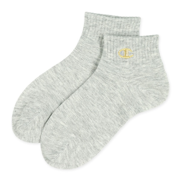 Champion）3足組スクールローカットソックス（金刺繍）