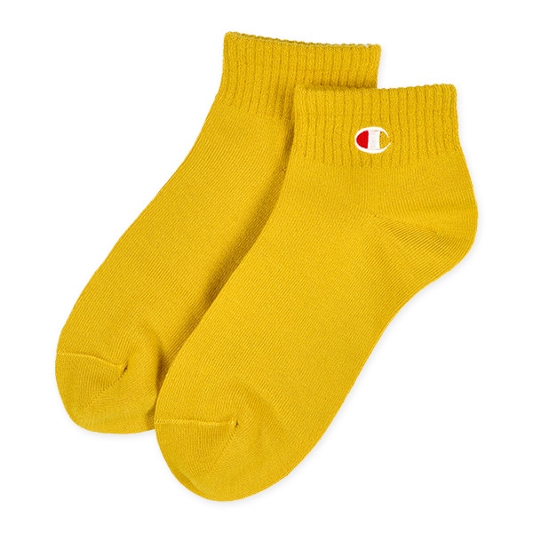 Champion）3足組スクールローカットソックス（カラー刺繍）