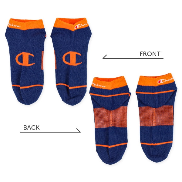 Champion）3足組スクールローカットソックス（甲ロゴ）