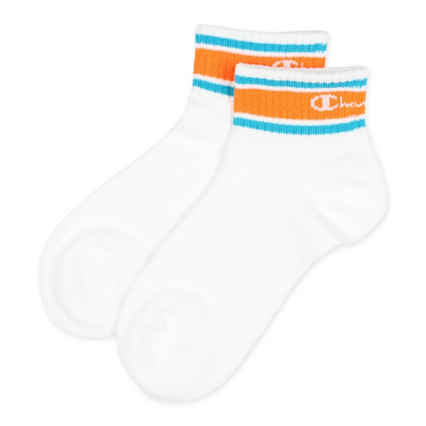 Champion）3足組スクールローカットソックス（カラーライン）