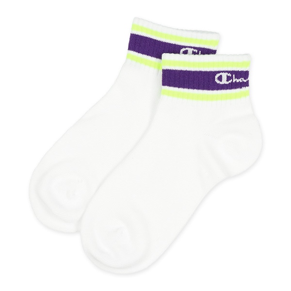 Champion）3足組スクールローカットソックス（カラーライン）
