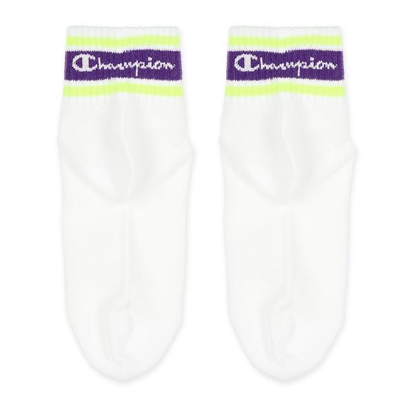 Champion）3足組スクールローカットソックス（カラーライン）