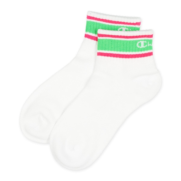Champion）3足組スクールローカットソックス（カラーライン）