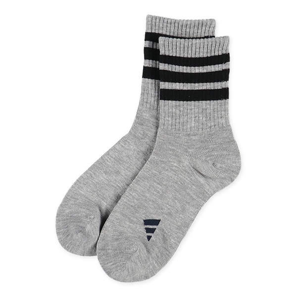 adidas）3足組スクールクルーソックス（消臭）