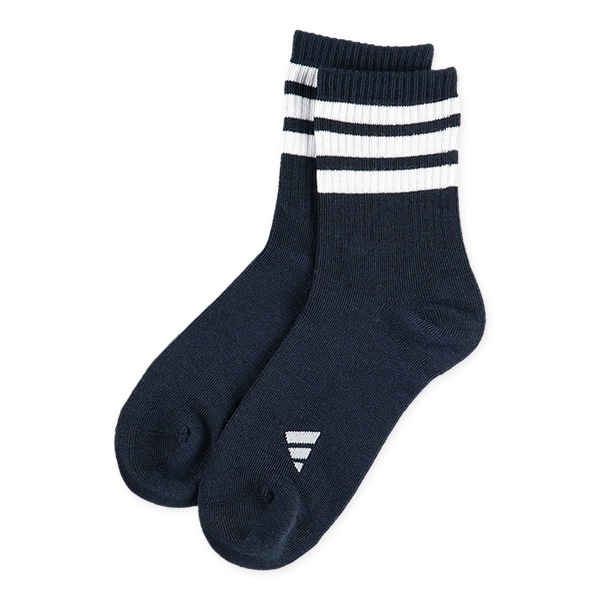 adidas）3足組スクールクルーソックス（消臭）