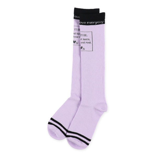 2足組スクールハイソックス（ロゴシースルー）