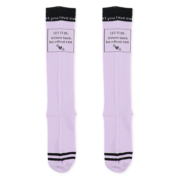 2足組スクールハイソックス（ロゴシースルー）