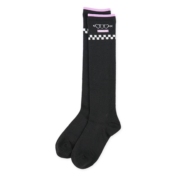 2足組スクールハイソックス（ハートリボン）