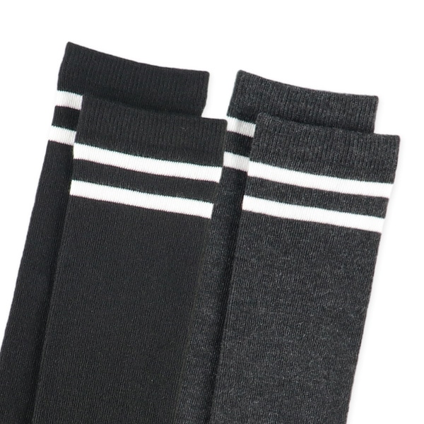 2足組スクールハイソックス（ライン）