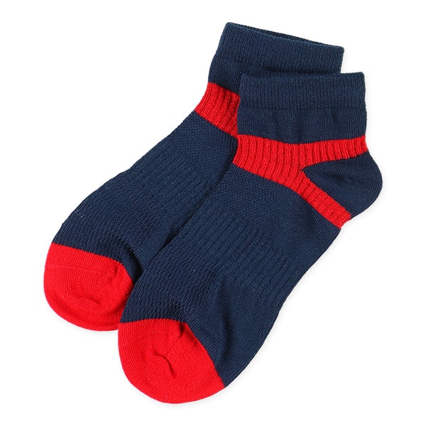 3足組スクールローカットソックス（メッシュ）