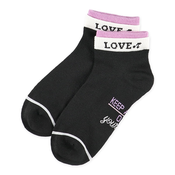 3足組スクールローカットソックス（2重口ゴム）