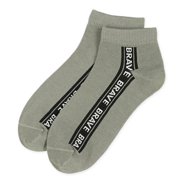 3足組スクールローカットソックス（ロゴ）