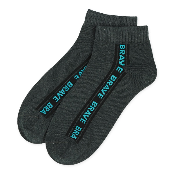 3足組スクールローカットソックス（ロゴ）