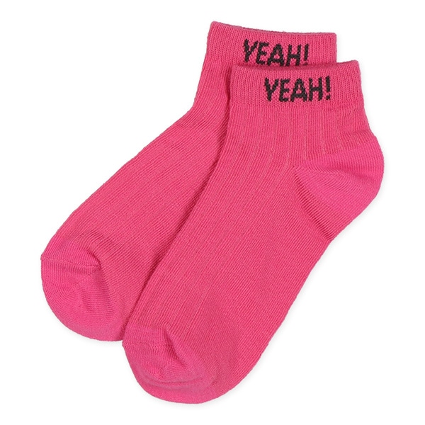 3足組スクールローカットソックス（カラーロゴ）