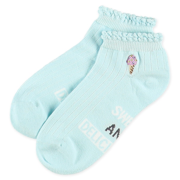 3足組スクールローカットソックス（ラブスイーツ）