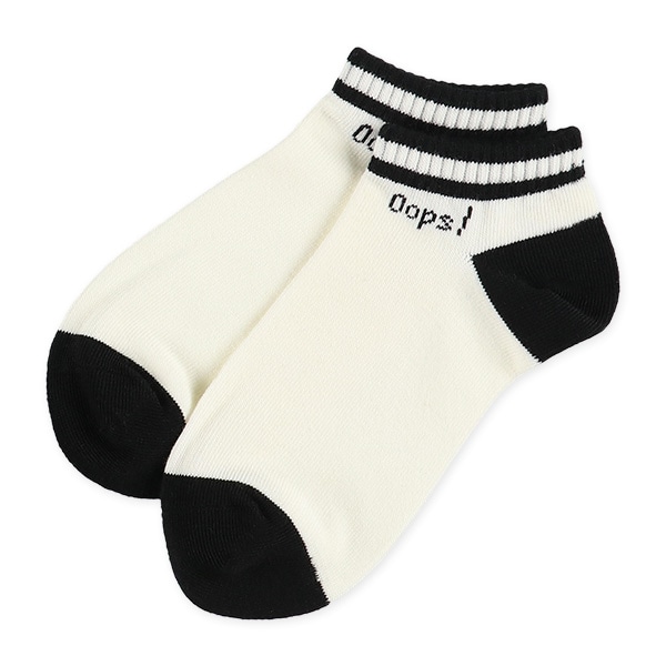 3足組スクールローカットソックス（ストリートロゴ）