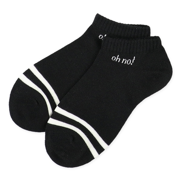 3足組スクールローカットソックス（ストリートロゴ）