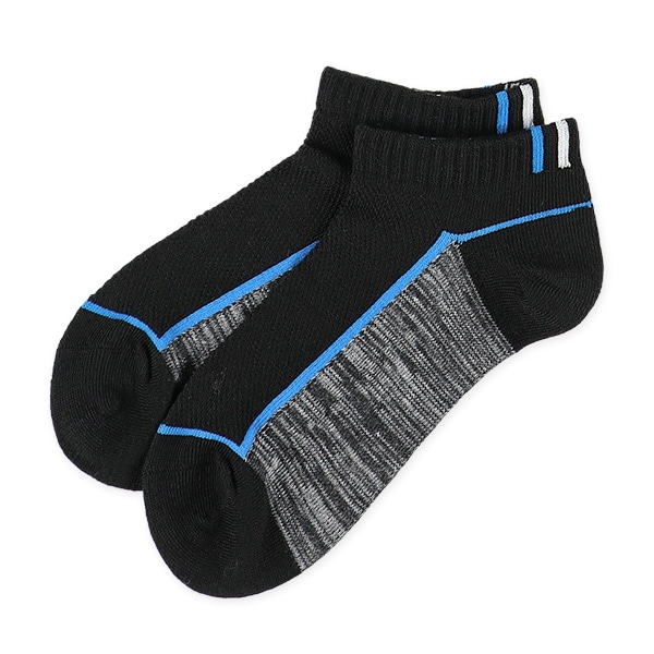 3足組スクールローカットソックス（サイドライン）