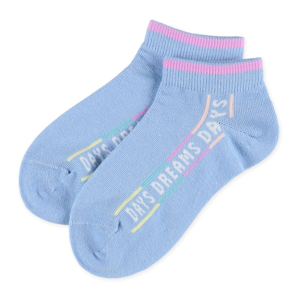 3足組スクールローカットソックス（ハートロゴ）