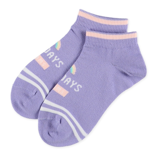 3足組スクールローカットソックス（ハートロゴ）