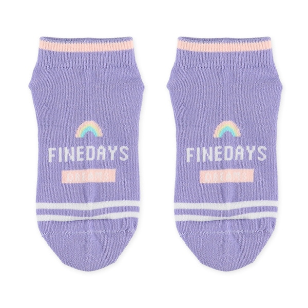 3足組スクールローカットソックス（ハートロゴ）